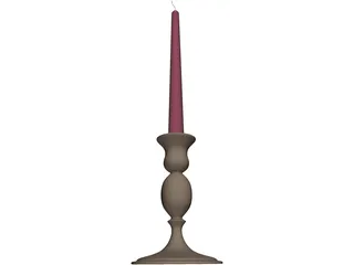 Candle 3D Model