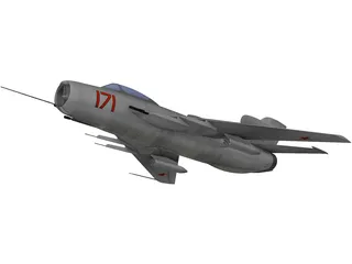 MiG-19 3D Model