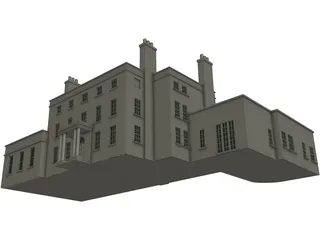 Manor House 3D Model