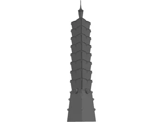 Taipei Tower 3D Model