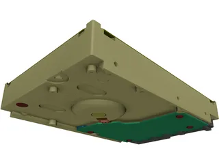 3.5 HDD SATA 3D Model