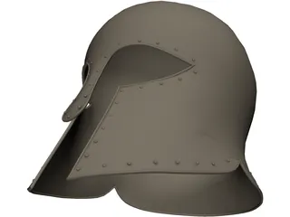 Greek Helmet 3D Model