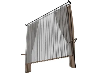 Curtain 3D Model