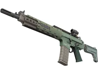 AK-5C Gun 3D Model