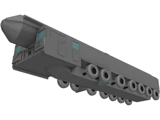 RT-2UTTKh Topol-M 3D Model