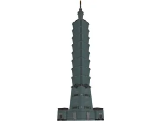 Taipei 101 World Financial Center 3D Model