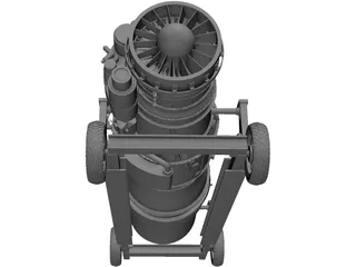 Jet Engine 3D Model