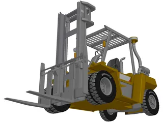 Forklift 3D Model