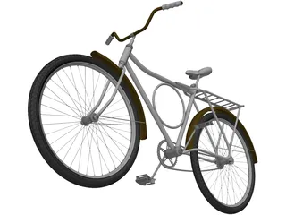 City Bicycle 3D Model