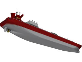 LNG Tanker 3D Model
