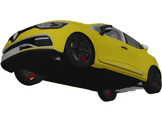 Renault Clio RS Cup (2014) 3D Model