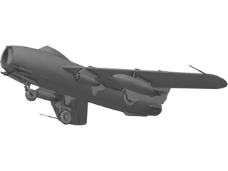 MiG-17 3D Model