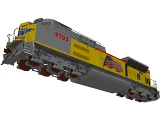 Union Pacific 3D Model