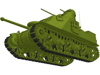 M3 Lee 3D Model