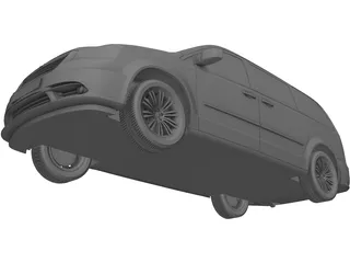 Chrysler Town and Country (2012) 3D Model