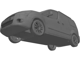 Citroen Berlingo Multispace (2011) 3D Model