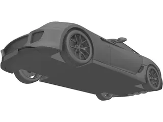 Ferrari 599 GTO (2011) 3D Model