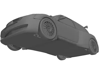 Renault Clio S1600 Rally Car 3D Model