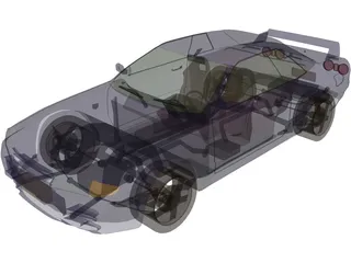 Nissan Skyline GTR (1995) 3D Model