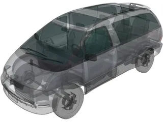 Toyota Lucida (1992) 3D Model