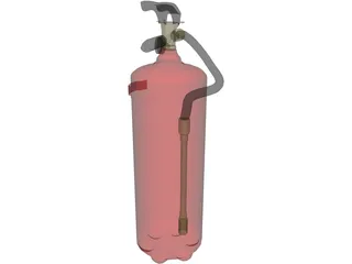 Fire Extinguisher 3D Model