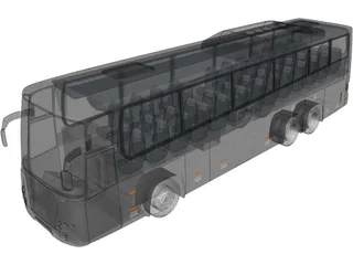 Volvo 9900 Bus 3D Model