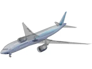 Boeing 777-200 3D Model