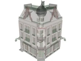 Town House 3D Model