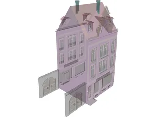 Town House 3D Model