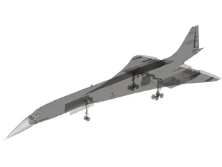 Concorde 3D Model