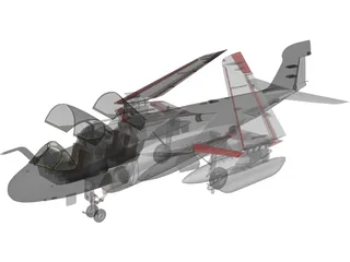 Grumman EA-6B Prowler 3D Model