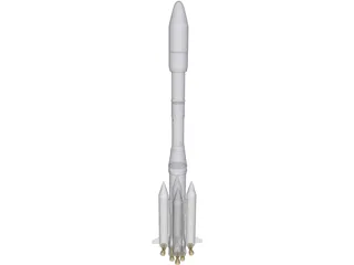 Ariane 4 3D Model