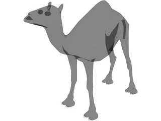 Dromedary 3D Model