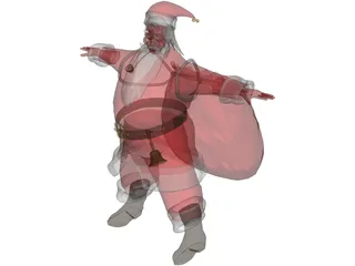 Santa Claus 3D Model