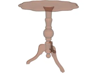 Table Tripod 3D Model