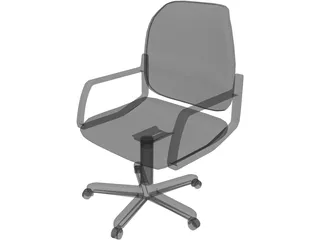 Chair Typist 3D Model