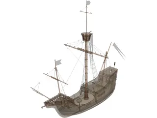 Santa Maria 3D Model