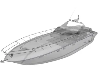 Sarnico 58 Yacht 3D Model