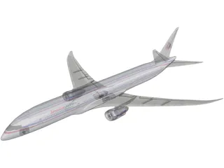 Boeing 787 American Airlines 3D Model