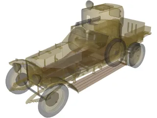 Rolls Royce Mk I (1941) 3D Model