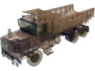 Dump Truck 3D Model