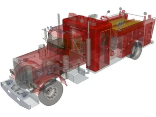 Peterbilt Firefight 3D Model