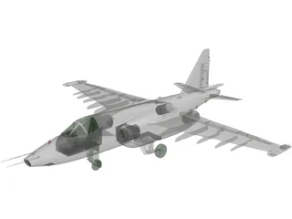 Sukhoi Su-25 Frogfoot 3D Model