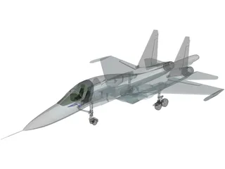 Sukhoi Su-34 Fullback 3D Model