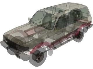 Toyota Land Cruiser (1980) 3D Model