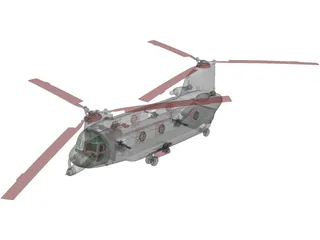 Boeing ACH-47 Chinook 3D Model