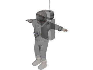 Astronaut 3D Model