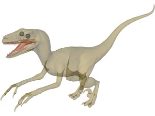 Deinonychus 3D Model