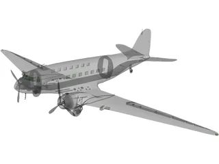 Douglas DC-3 3D Model