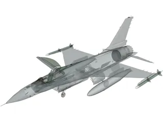 F-16C 3D Model